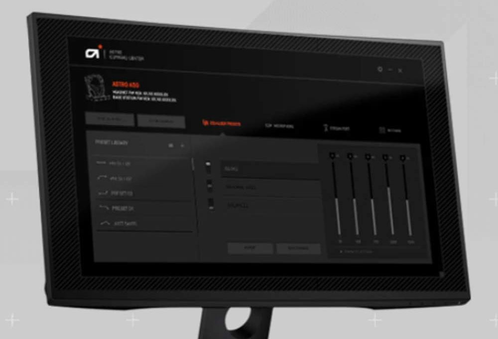 ４つのイコライザープリセット