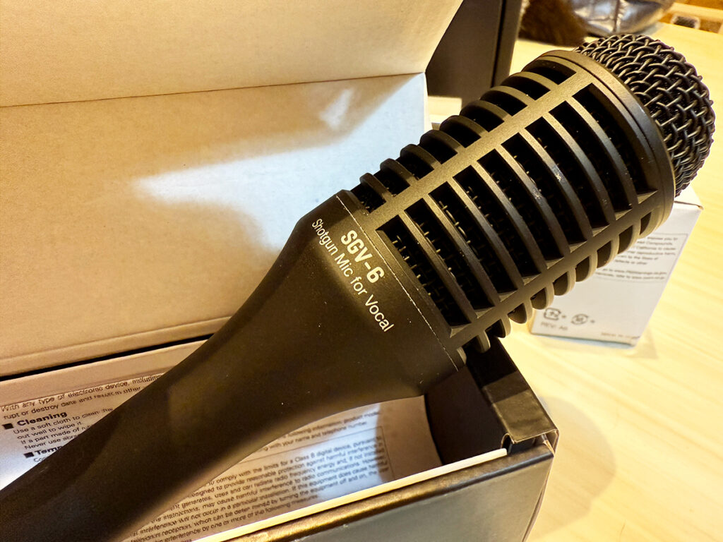 ZOOM 超指向性コンデンサーマイク SGV-6 ボーカル用