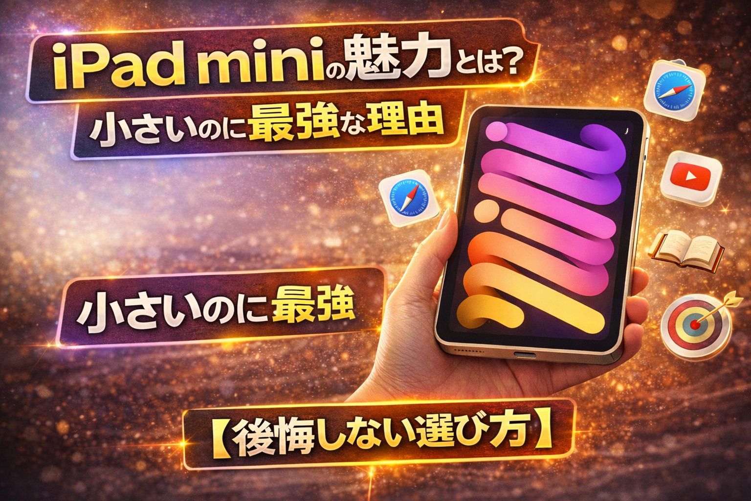 iPad miniの魅力とは？小さいのに最強な理由【後悔しない選び方】