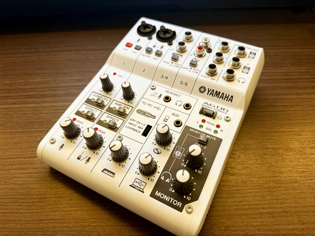 YAMAHA AG06 ウェブキャスティングミキサー (ヤマハ)